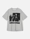 Deinet Crescendo Graphics T-shirt In Gray
