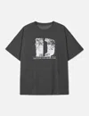 Deinet D Accent Crack Logo T-shirts In Gray