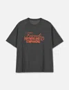 Deinet D &amp; Friends Graphic Overfit T-shirt In Gray