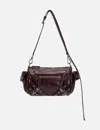Deinet Stud Pocket Bag In Burgundy