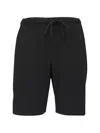 Deke Drawstring Track Shorts In Black