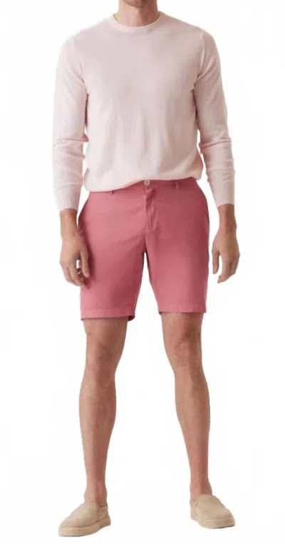 Deke Galaxy Cloud Corduroy Bermuda In Watermelon In Pink