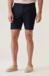 Deke Galaxy Cloud Corduroy Bermuda Shorts In Black Navy