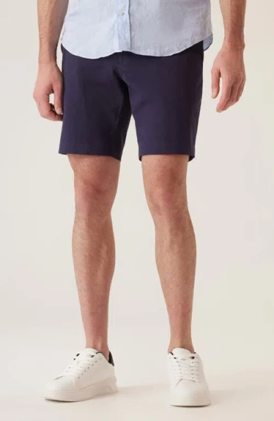 Deke Galaxy Ultra 4x Stretch Twill Bermuda Shorts In Black Navy