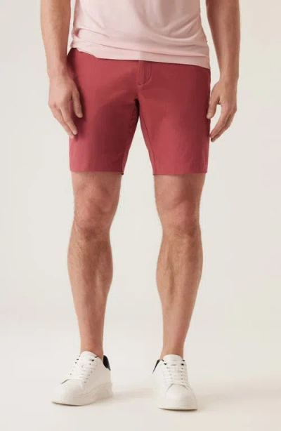 Deke Galaxy Ultra 4x Stretch Twill Bermuda Shorts In Nantucket Red