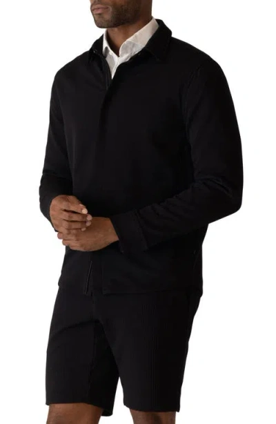 Deke Getaway Shirt Jacket In Black