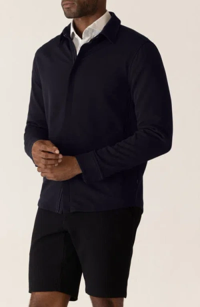 Deke Getaway Shirt Jacket In Blue