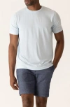 Deke Modern Knit T-shirt In Blue