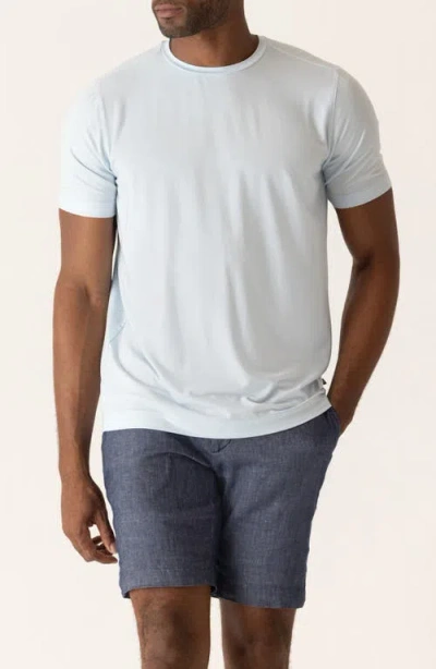 Deke Modern Knit T-shirt In Blue