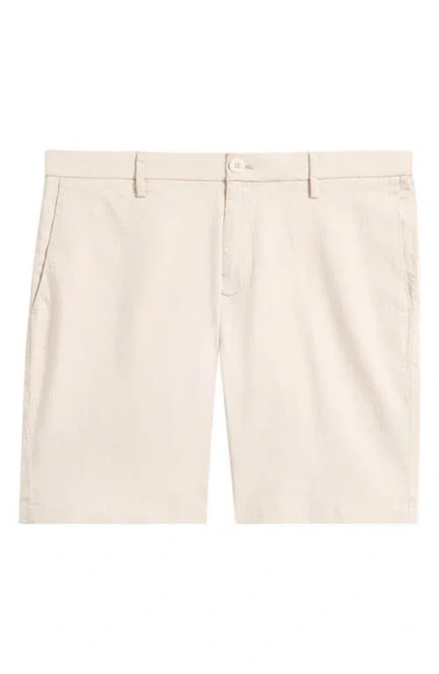 Deke Oasis Linen-blend Bermuda Shorts In Sand