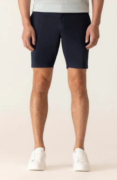 Deke Oasis Luxeflex Twill Bermuda Shorts In Blue