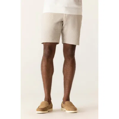 Deke Oasis Supernatural Stretch Seersucker Bermuda Shorts In Neutral