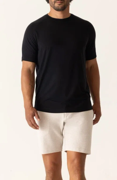Deke Raglan Sleeve T-shirt In Black