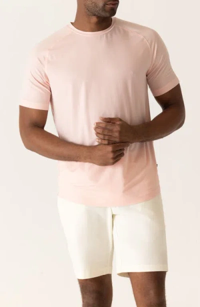 Deke Raglan Sleeve T-shirt In Pink