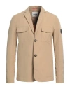 Dekker Man Blazer Beige Size S Polyester In Beige