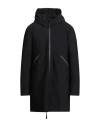 Dekker Man Coat Black Size Xl Polyamide, Elastane