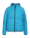Dekker Man Puffer Azure Size Xxl Polyamide In Blue