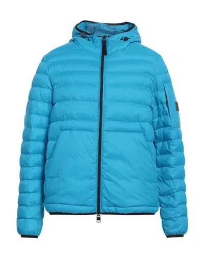 Dekker Man Puffer Azure Size Xxl Polyamide In Blue