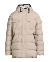 Dekker Man Puffer Beige Size L Polyester, Elastane