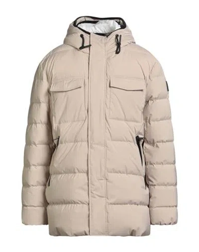 Dekker Man Puffer Beige Size L Polyester, Elastane
