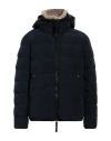 Dekker Man Down Jacket Navy Blue Size L Polyamide In Navy Blue