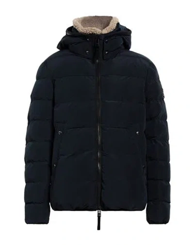 Dekker Man Down Jacket Navy Blue Size L Polyamide