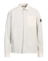 Dekker Man Shirt Off White Size Xl Polyamide, Elastane In Off White