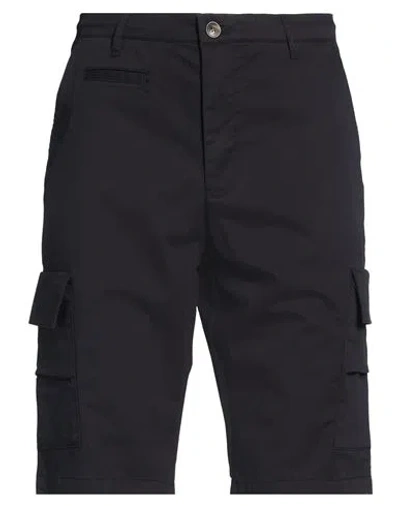 Dekker Man Shorts & Bermuda Shorts Black Size 40 Cotton, Elastane