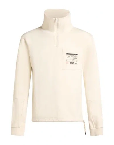 Dekker Man Sweatshirt Cream Size Xxl Cotton, Elastane In Pink