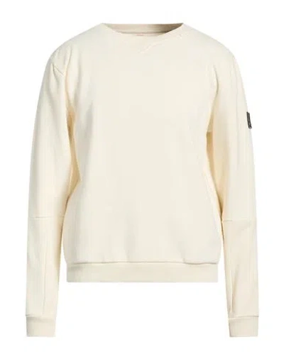 Dekker Man Sweatshirt Ivory Size L Cotton, Polyester, Elastane In Pink