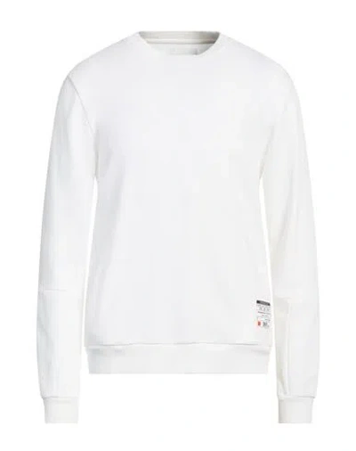 Dekker Man Sweatshirt White Size M Cotton, Elastane
