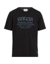 Dekker Man T-shirt Black Size Xl Cotton In Black