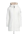 Dekker Woman Coat White Size 8 Polyester, Elastane