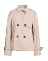 Dekker Woman Overcoat & Trench Coat Beige Size 10 Polyester In Gold