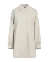 Dekker Woman Overcoat Beige Size 6 Polyester In Beige