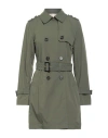 Dekker Woman Overcoat & Trench Coat Military Green Size 6 Polyester In Green
