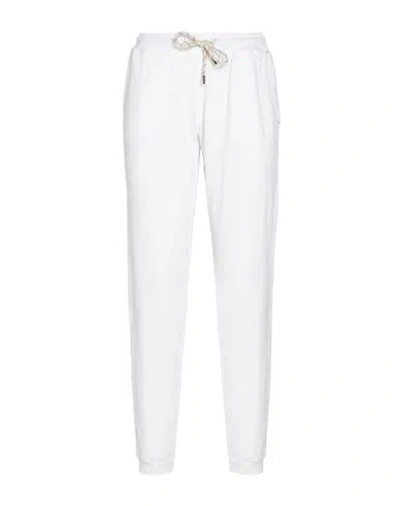 Dekker Woman Pants White Size S Cotton