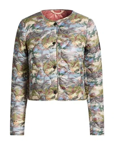 Dekker Woman Puffer Azure Size 6 Polyamide In Multi