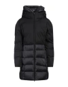 DEKKER DEKKER WOMAN PUFFER BLACK SIZE 12 POLYESTER, POLYAMIDE