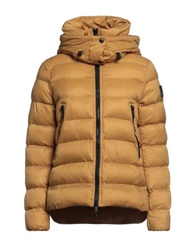 Dekker Woman Down Jacket Camel Size 8 Polyamide In Beige