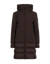 Dekker Woman Puffer Chocolate Brown Size 12 Polyester, Polyamide In Brown