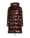 Dekker Woman Puffer Chocolate Brown Size 14 Polyamide, Polyester In Brown