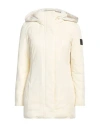 Dekker Woman Puffer Cream Size 12 Polyamide, Elastane In White