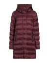 Dekker Woman Down Jacket Garnet Size 10 Polyamide In Red