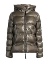Dekker Woman Down Jacket Military Green Size 16 Polyamide