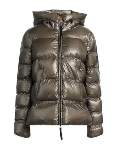 Dekker Woman Down Jacket Military Green Size 16 Polyamide