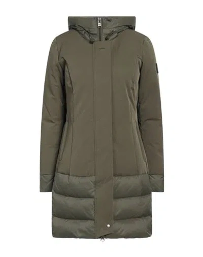 Dekker Woman Puffer Military Green Size 8 Polyamide, Elastane
