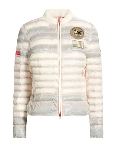 Dekker Woman Puffer White Size 6 Polyamide In Yellow