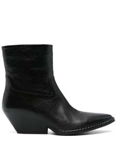 DEL CARLO CRIO LOW BOOTS,10807 PIPER BLACK