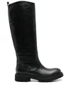 Del Carlo Women's Cortina High Boots In Black  